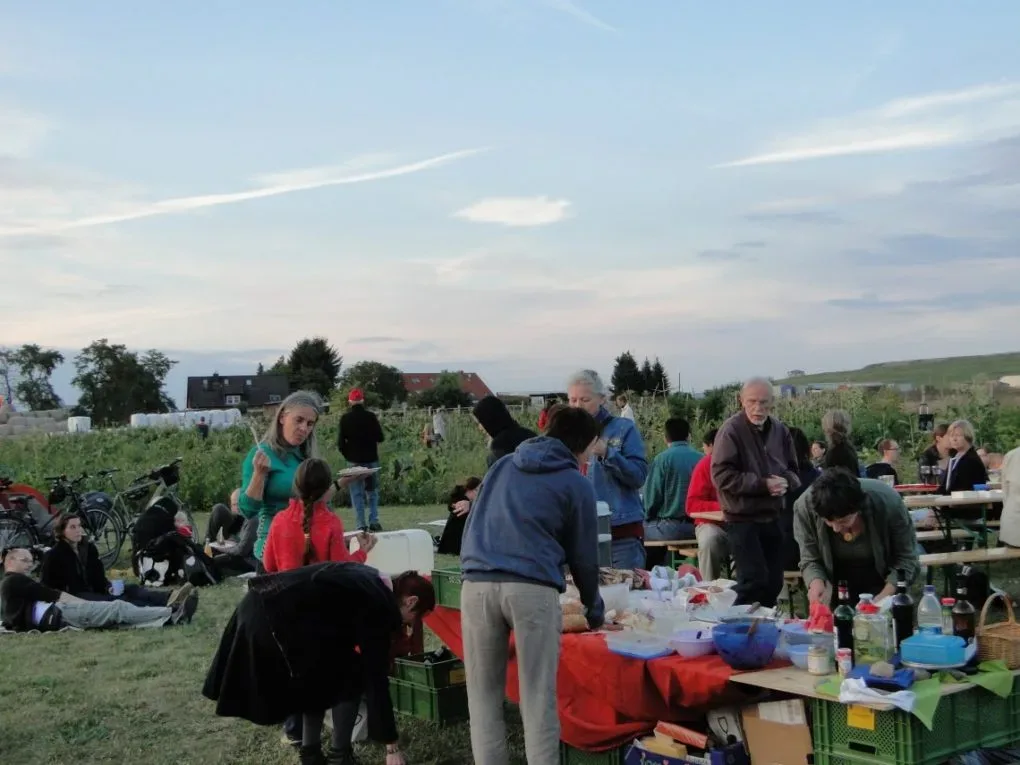 Erntefest im bauerngarten Mette